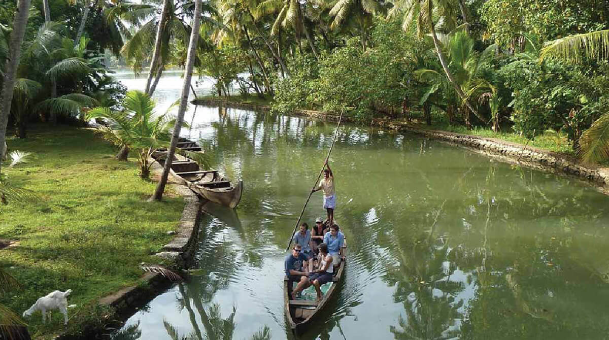 Getting On An Inland Water Cruise To Munroe Island